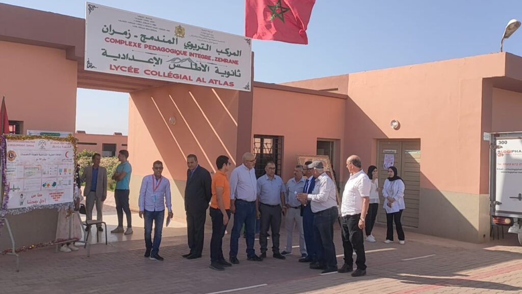 جمعية اولاد حجاج للتنمية بزمران تنظم قافلة طبية استفاد منها 620 تلميذا بجماعة زمران +صور وفيديو