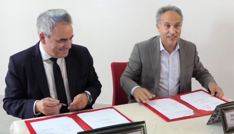 سمير كودار يعقد لقاء عمل مع “كزافيي بيرترون” رئيس جهة أعالي فرنسا