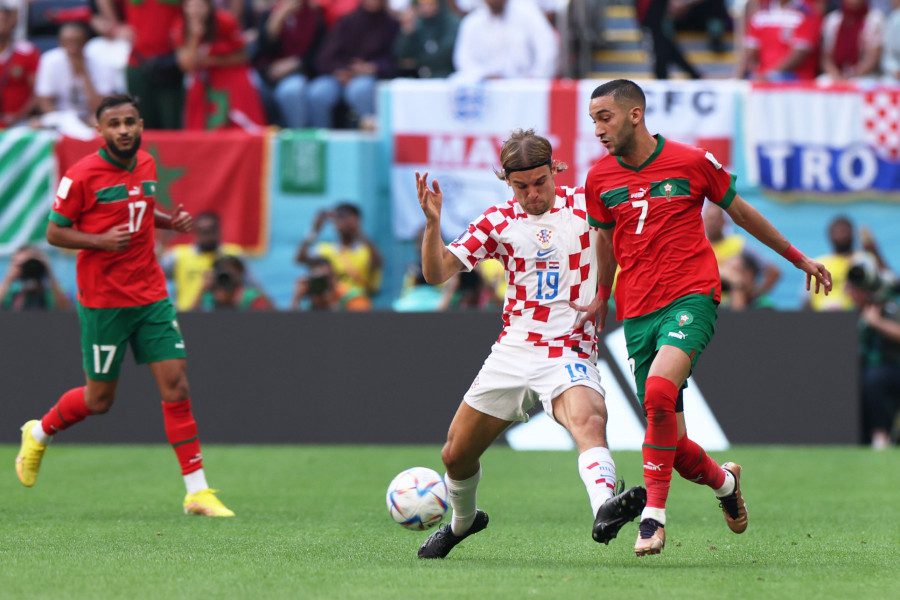المغرب وكروتيا .. الشوط الأول ينتهي متعادلا