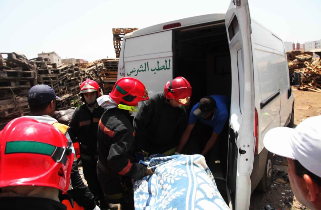 قتيل وجرحى اثر انقلاب سيارة اسعاف بالرحامنة