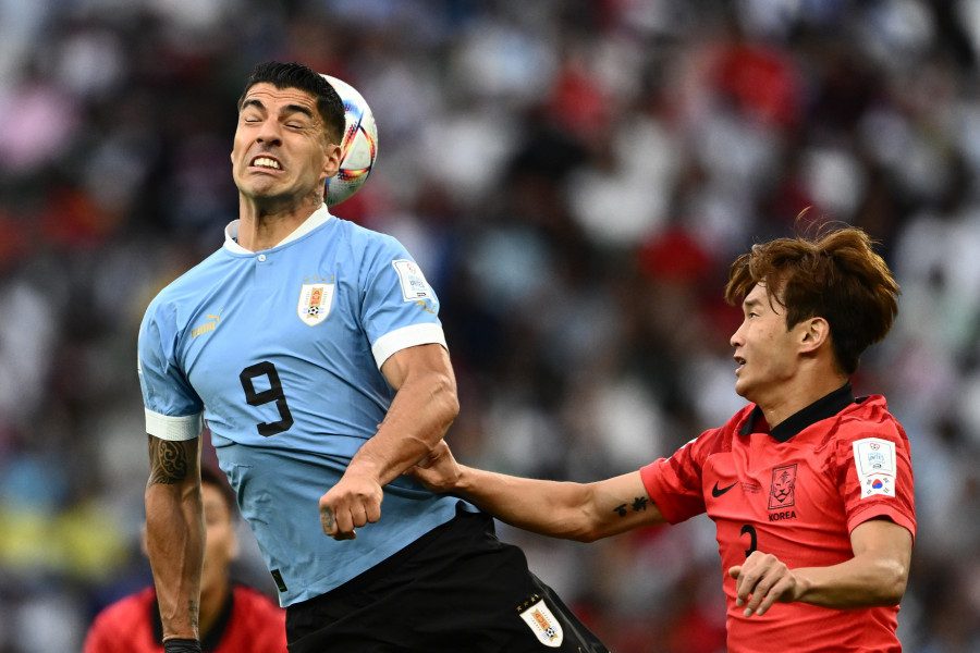 تعادل الأوروغواي وكوريا الجنوبية بمونديال قطر