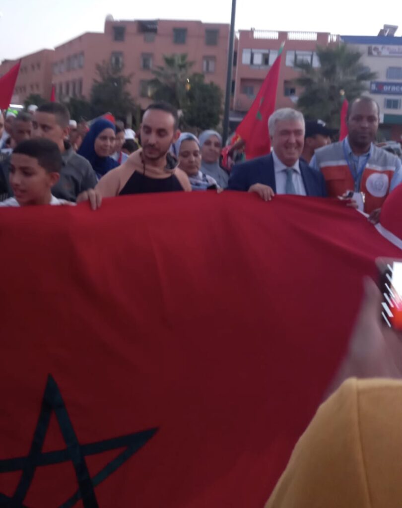فعاليات المجتمع المدني بشراكة مع مجلس مقاطعة سيدي يوسف بن علي تحتفي بذكرى المسيرة الخضراء +صور
