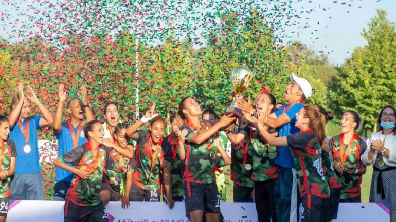 فريق الجيش الملكي يحرز لقب دوري أبطال إفريقيا للسيدات