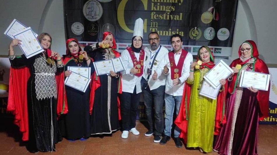 13 ذهبية للمنتخب المغربي للطهاة في مهرجان ملوك الطهي بتونس