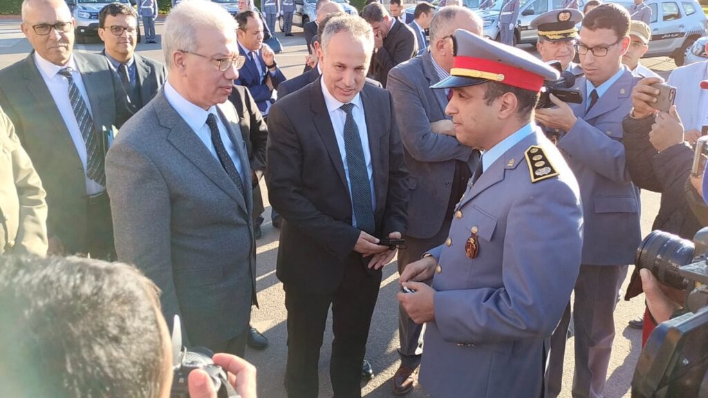 الوالي قسي لحلو وسمير كودار يشرفان على توزيع اسطول سيارات جديدة للقيادة الجهوية للدرك الملكي بمراكش +صور