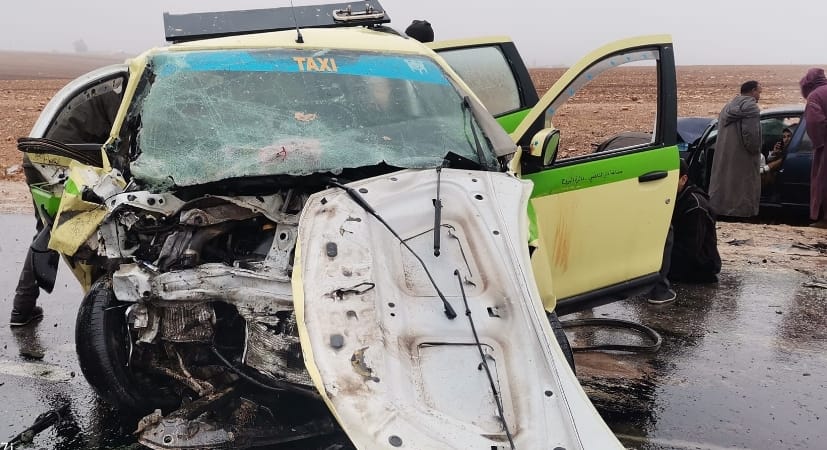 حادثة سير مروعة تسفر عن وفاة شخصين و إصابة آخرين بإقليم سطات