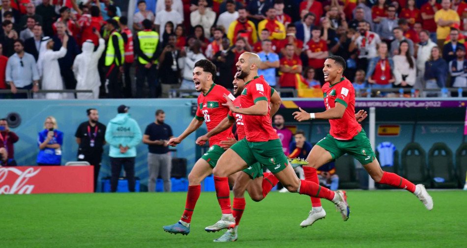 المغرب والبرتغال .. الشوط الأول ينتهي بتقدم الأسود