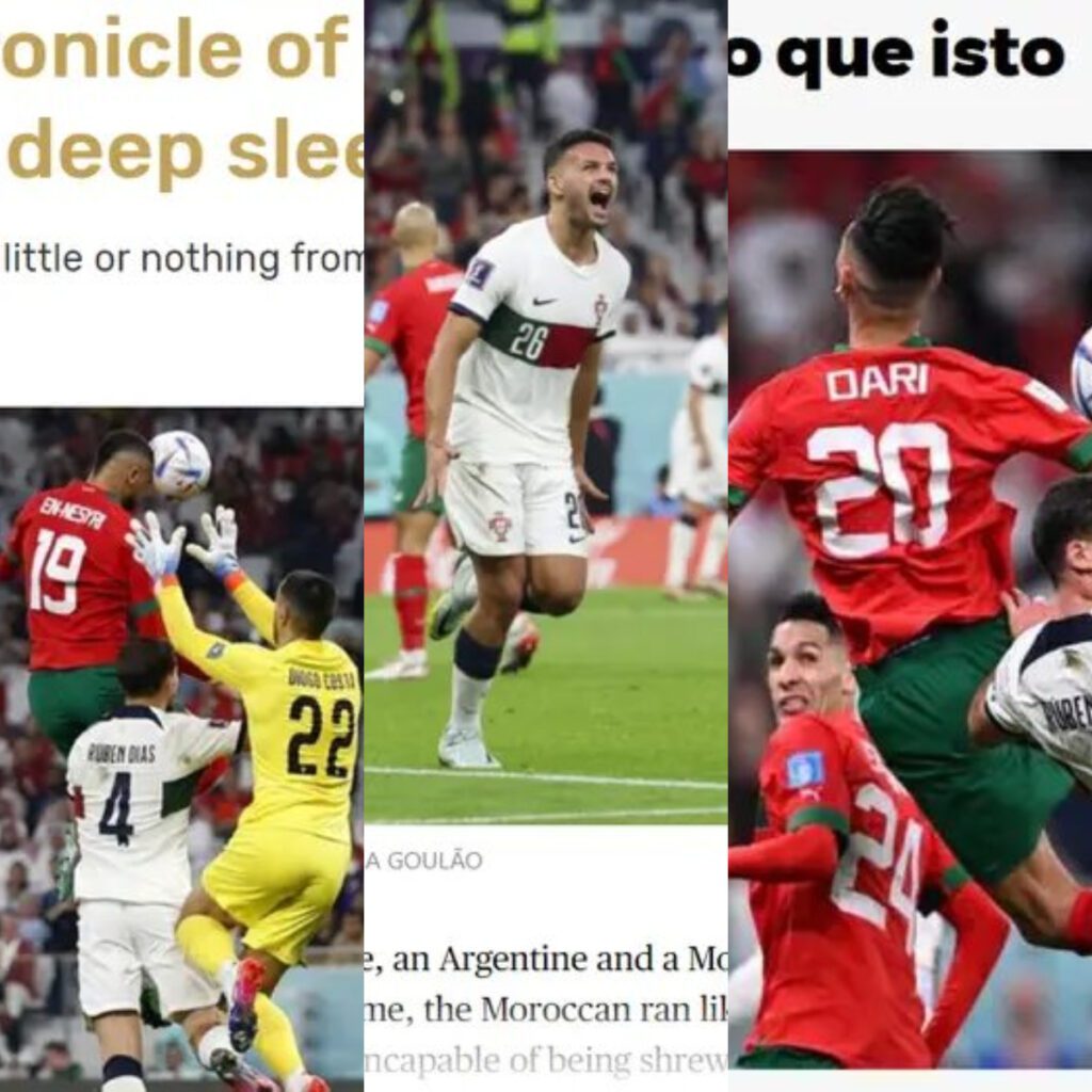 صحف البرتغال: لم نحتمل “ضجيج” المغاربة.. وركضهم كـ “المجانين”