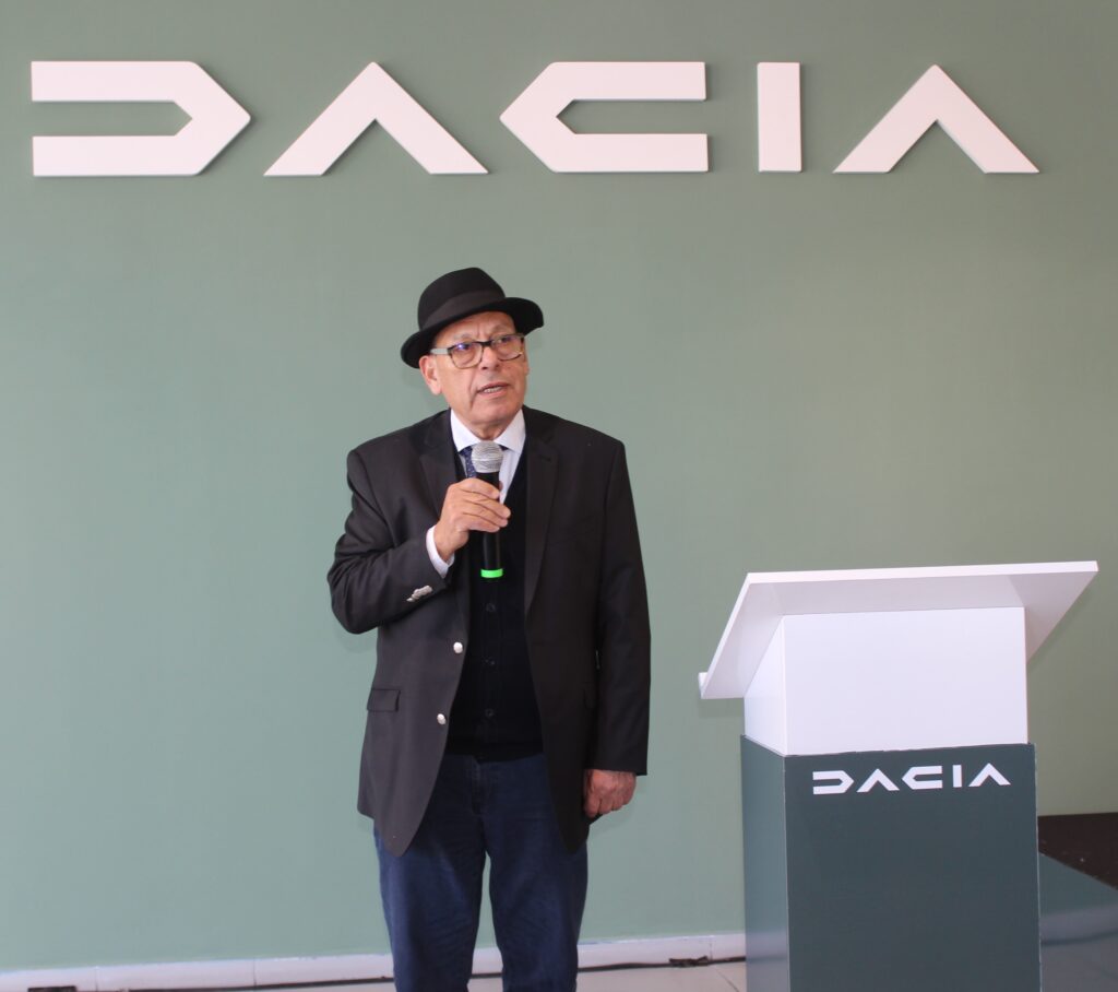 الرئيس المدير العام مصطفى الودغيري: الشعار الجديد يرمز للمتانة والبساطة والروح التي تتسم بها سيارات داسيا (Dacia) +فيديو