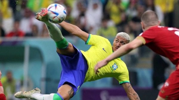 مقصية البرازيلي ريشارليسون ضد صربيا أجمل هدف في البطولة مونديال 2022