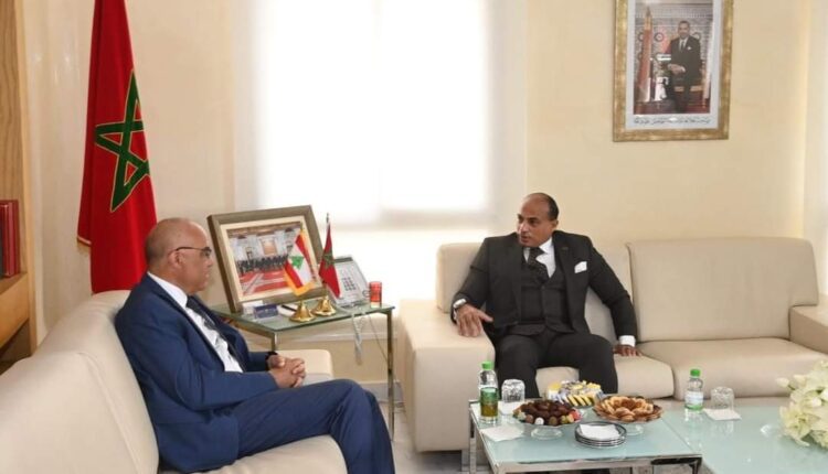 الوزير عبد اللطيف ميراوي يعقد لقاء مع سفير لبنان بالمملكة المغربية بالرباط
