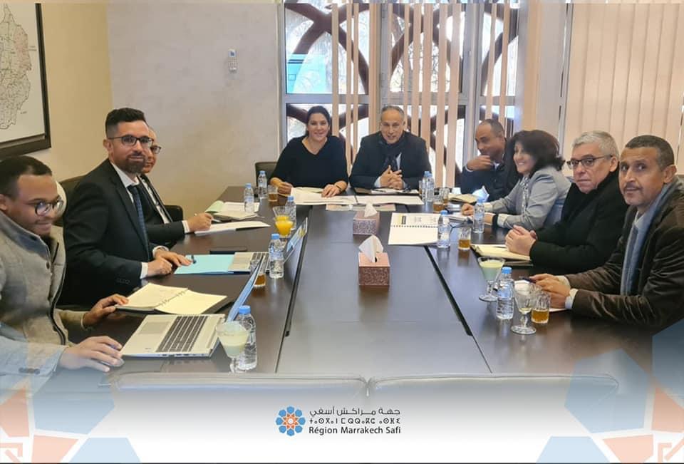 كودار رئيس الجهة والمنصوري عمدة مراكش يترأسان اجتماعا حول موضوع الممرات تحت ارضية