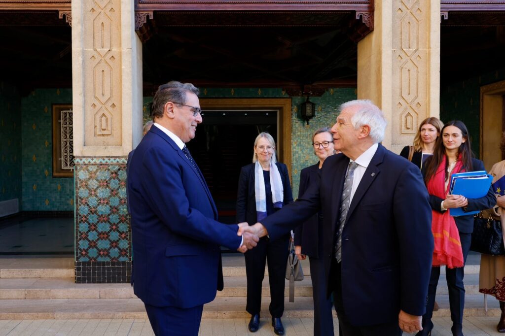 أخنوش يتدارس مع رئيس الدبلوماسية الأوروبية دينامية العلاقات بين المغرب والاتحاد الأوروبي