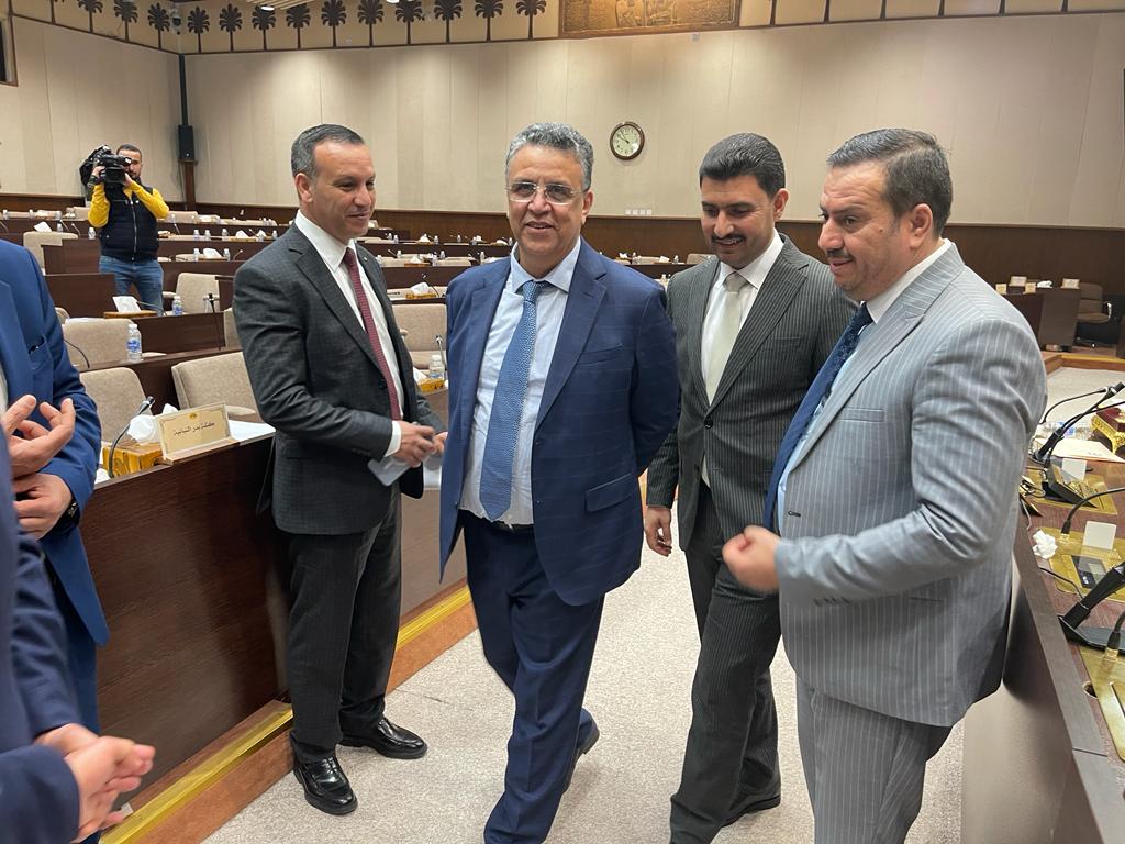 وزير العدل المغربي يلتقي رئيس مجلس النواب العراقي