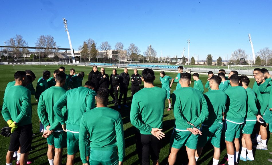 الأسود في ملعب اتليتيكو مدريد