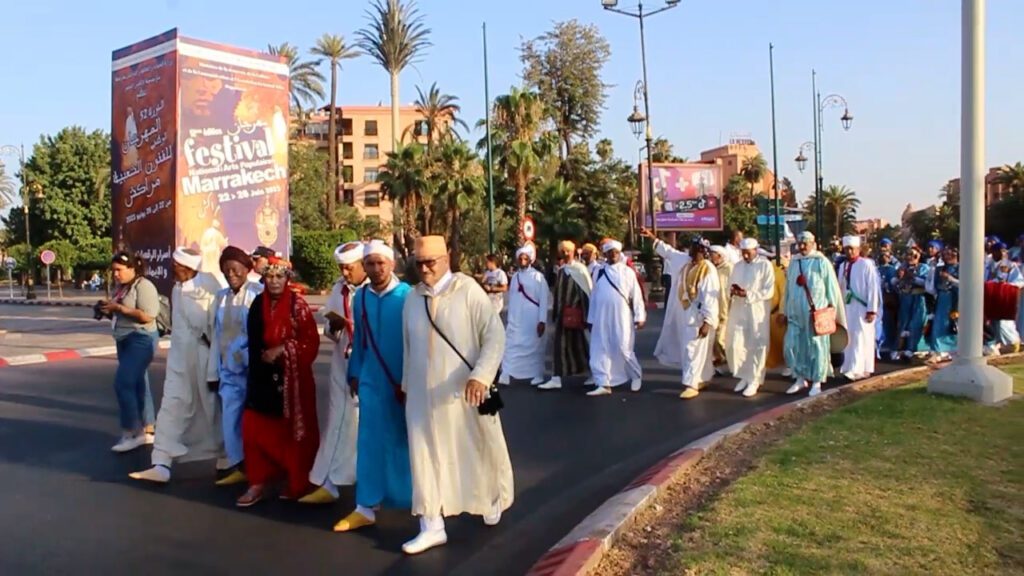 محمد الكنيدري يعطي انطلاقة الدورة 52 من مهرجان مراكش للفنون الشعبية +فيديو