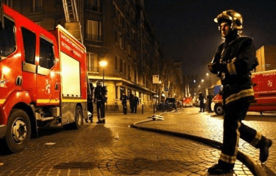 قتيل وعدد من الجرحى في حريق بباريس