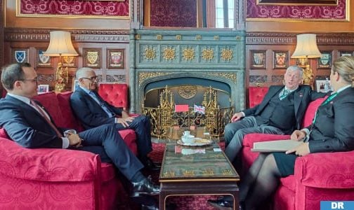الطالبي العلمي يبحث في لندن سبل الارتقاء بالتعاون البرلماني المغربي البريطاني