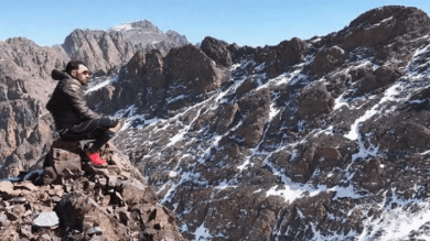 بعد اعتلائه جبل ” ك 2″، متسلق الجبال المغربي إبراهيم بنونة يطمح إلى بلوغ أعلى قمم العالم