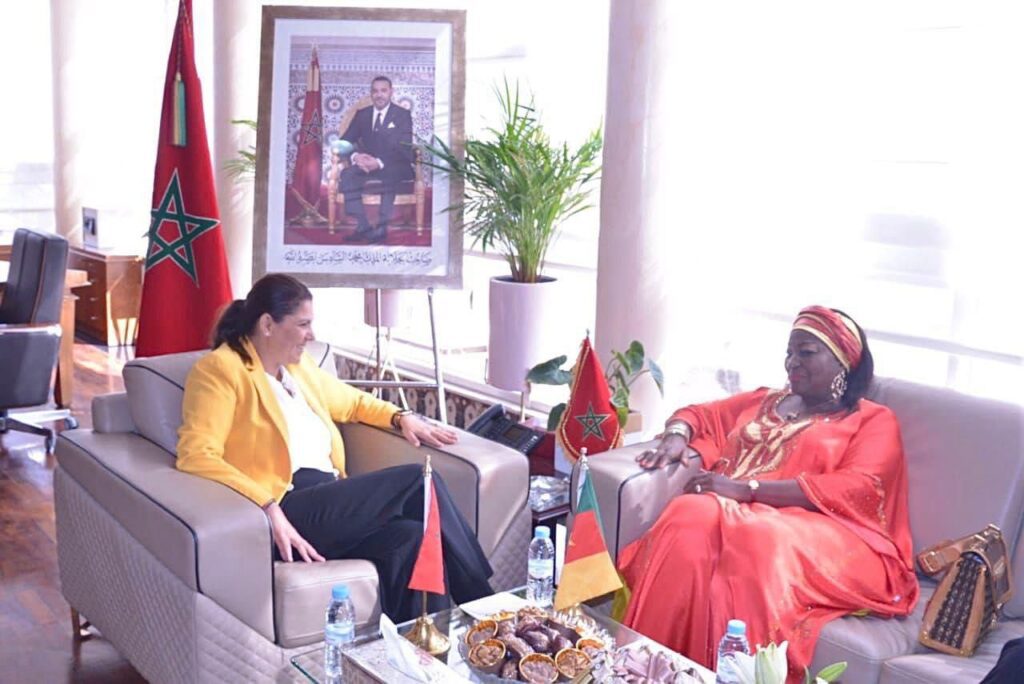 الوزيرة المنصوري تستقبل وزيرة الاسكان الكاميرونية في اطار تعزيز العلاقات في مجالات إعداد التراب الوطني والتعمير