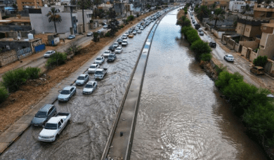 ليبيا.. إعلان عدة مناطق “منكوبة” إثر الفيضانات الناجمة عن إعصار “دانيال