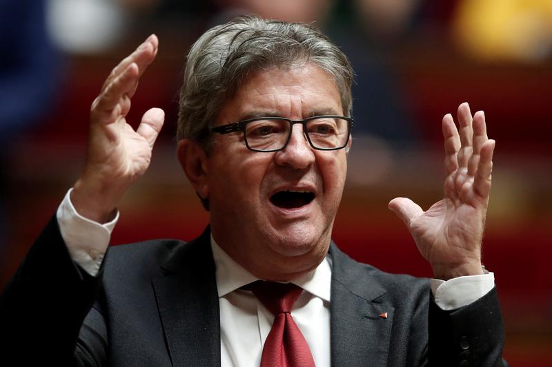 الوزيرة المنصوري تستقبل ميلونشون الزعيم السياسي الفرنسي