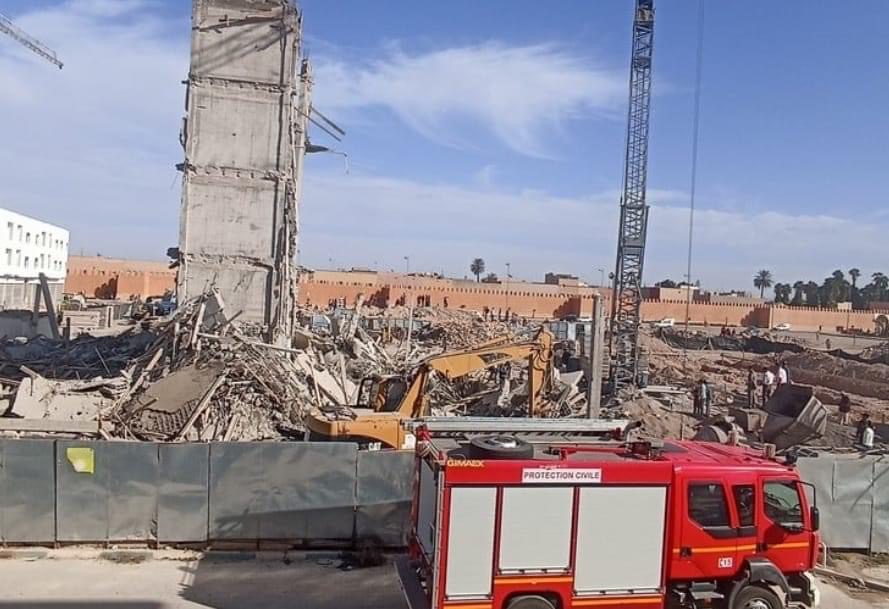 انهيار عمارة سكنية بتيزنيت يستنفر السلطات