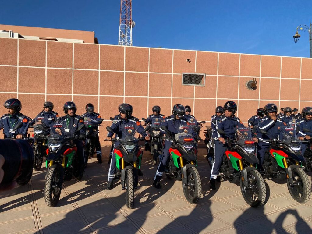 594 مركبة ودراجة نارية جديدة تعزز الآليات اللوجيستيكية لمصالح الشرطة
