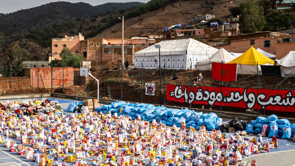 “الوينرز” يقود قافلة مساعدات للأسر المتضررة من زلزال الحوز