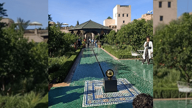 الكرة الذهبية الإفريقية تزور عددا من مآثر مدينة مراكش