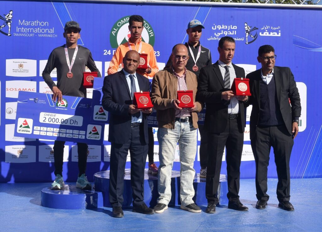 سيطرة مغربية على نتائج النسخة الاولى من نصف ماراطون تامنصورت