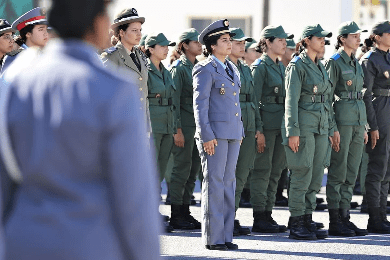 فوج مجندات الخدمة العسكرية الـ38 يؤدي القسم بعد استيفاء مرحلة التكوين الأساسي المشترك