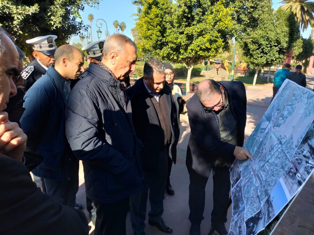 الوالي فريد شوراق يتفقد مشاريع تنموية بمراكش