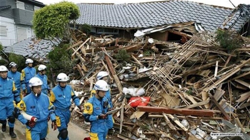 اليابان.. زلزال بقوة 7.4 درجات وتحذيرات من وقوع تسونامي