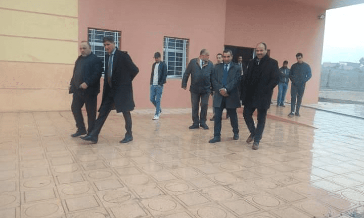 العامل الكراب يتتبع الاشغال النهائية بمستشفى امنتانوت