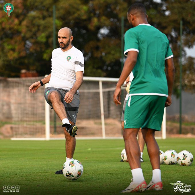 الركراكي يضع آخر اللمسات على تشكيلة المنتخب المغربي قبل مواجهة الكونغو