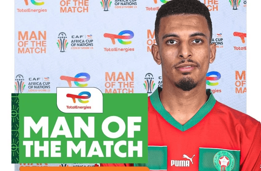 أوناحي أفضل لاعب في مباراة المغرب وتنزانيا