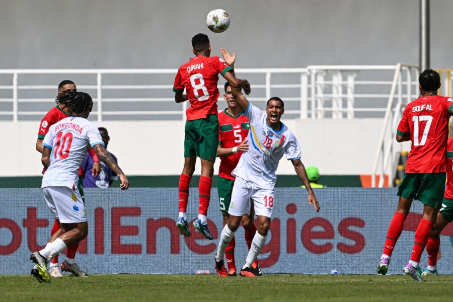 الشوط الأول ينتهي بتفوق الأسود على الكونغو الديمقراطية