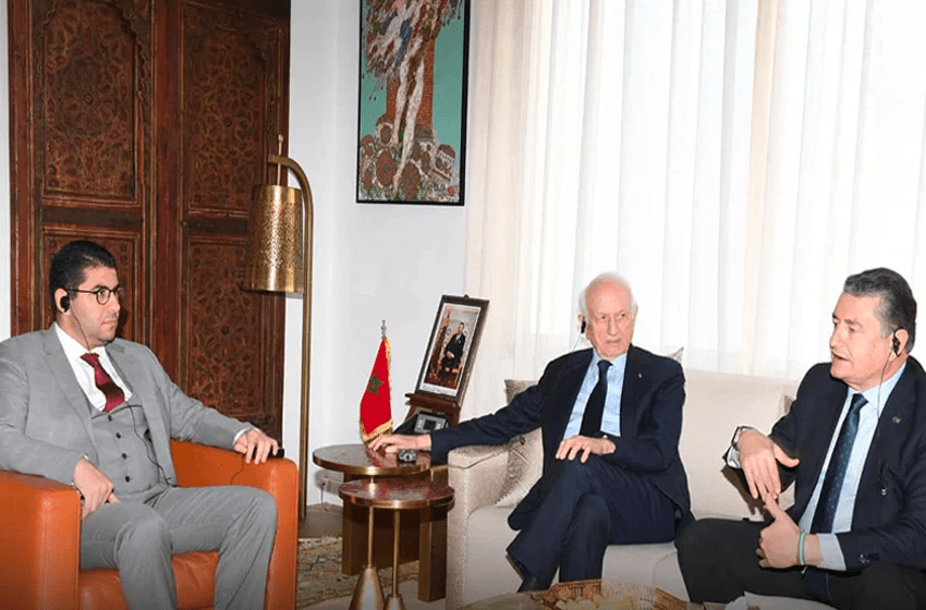 بحضور المستشار الملكي أندري أزولاي، المهدي بنسعيد يستقبل نائب رئيس الحكومة المحلية للأندلس