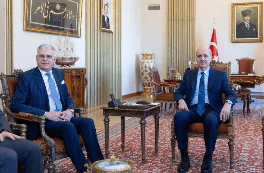 سفير المغرب بتركيا يتباحث تعزيز العلاقات الثنائية مع رئيس الجمعية الوطنية الكبرى لتركيا