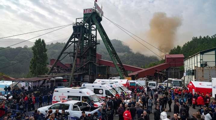 انهيار منجم ذهب بتركيا ومحاصرة 9 عمال على الأقل