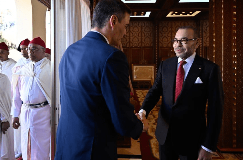 جلالة الملك محمد السادس يستقبل رئيس الحكومة الإسبانية بيدرو سانشيز