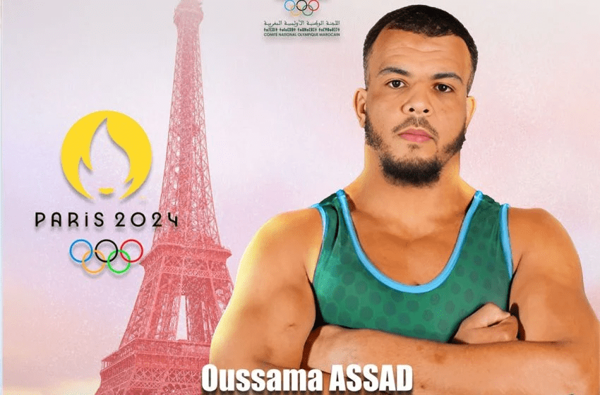 المصارع المغربي أسامة أسد يتأهل لأولمبياد باريس 2024