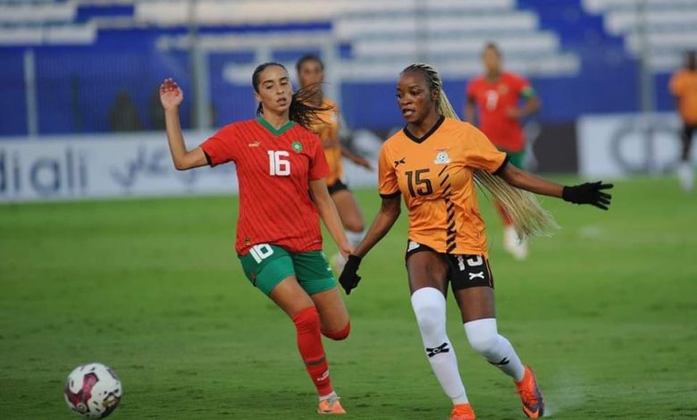 المنتخب المغربي النسوي يفوز على زامبيا ويضع قدما في الأولمبياد