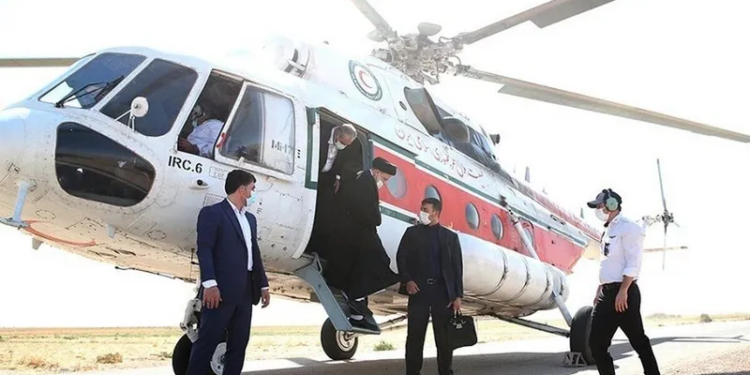 تعرض طائرة مروحية على متنها رئيس إيران لحادث خطير