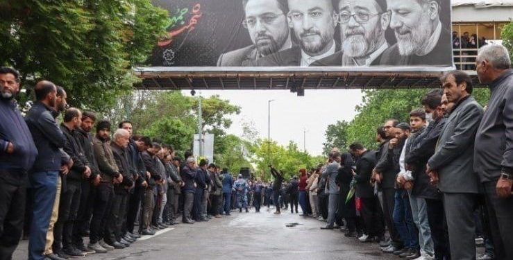 انطلاق مراسيم تشييع الرئيس الإيراني ومرافقيه
