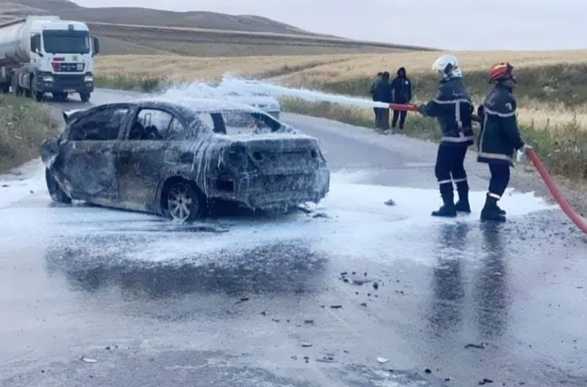 الجزائر.. مقتل ستة أشخاص تفحما في حادث سير