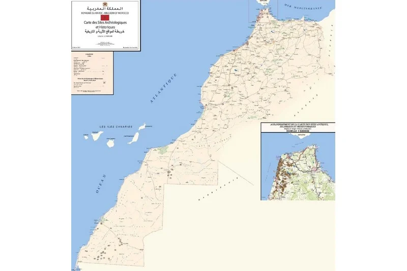وزارة الثقافة تكشف عن أول خريطة أثرية وطنية للمغرب