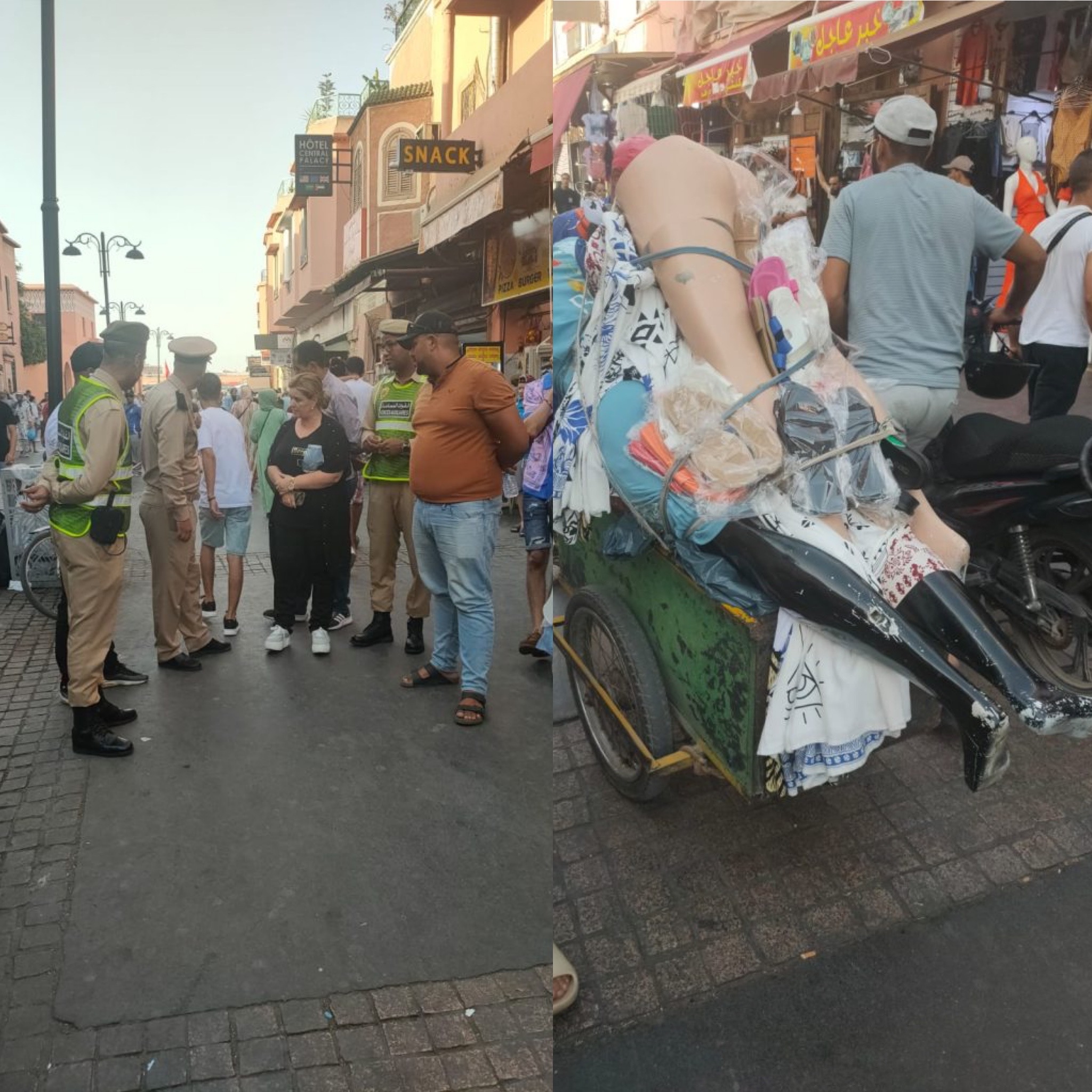 استجابة لشكايات اصحاب المحلات.. سلطات مراكش تشن حملة لتحرير الملك العمومي بشارع “البرانس”