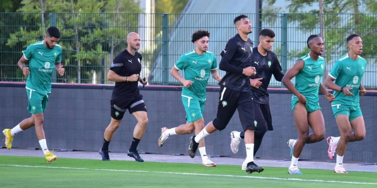 المنتخب الأولمبي يواصل استعداداته للألعاب الأولمبية بالمعمورة